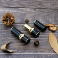 P91 4.3g low MOQ in stock ready to ship high quality black body gold tube empty round lipstick tube